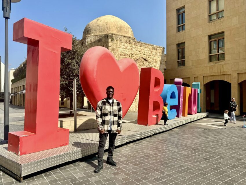 I Love Beirut Sign - Lebanon from Nigeria