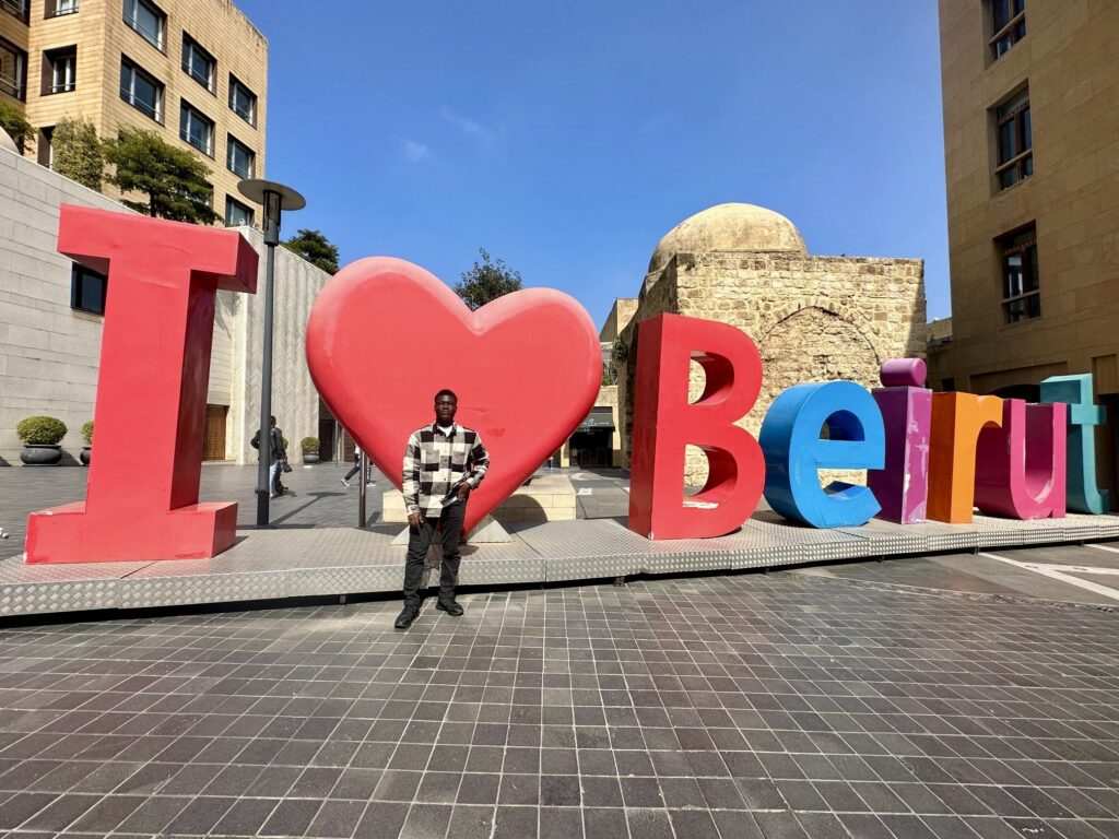 I Love Beirut Sign - Lebanon from Nigeria